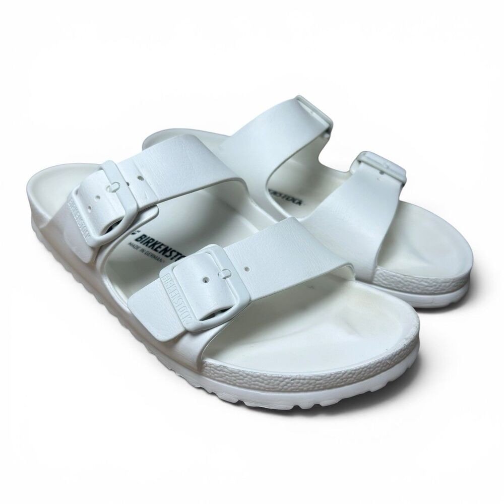 Birkenstock Arizona Eva White Slide Sandals Size EU 40 Womens 9 Waterproof